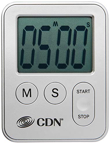 Cdn Mini Digital Kitchen Timer With Easy To Read Display And Magnetic Back, 100 Minute Maximum, Silver (Tm28-S) #TOP4