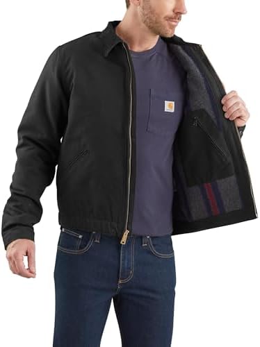 Carhartt Men's Iconic J01 Duck Detroit Jacket