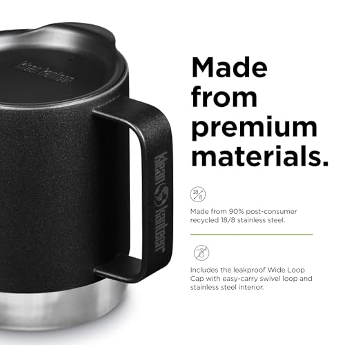 Klean Kanteen Camp Mug 12 Oz Black by Klean Kanteen - Image 4
