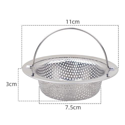 Colador para fregadero acero inoxidable 3 pulgadas 2 pcs miniatura 3