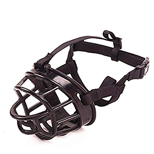 JWPC Adjustable Anti-Biting Soft Dog Muzzle - Breathable Safety Pet Puppy Muzzles for Biting/Barking/Chewing