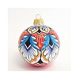 thatsArte.com – Italian Hand Painted Ceramic Christmas Ball Ornaments for Xmas Tree Decoration Handm