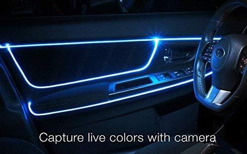 Universal Fit RGB 6 FT LED Fiber Optic Car Interior Fiber Optic Neon Water Proof Wire Strip Atmosphere Light Kit By GP Xtreme