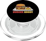 Burger Boost Cheeseburger & Pommes Frites PopSockets PopGrip für MagSafe