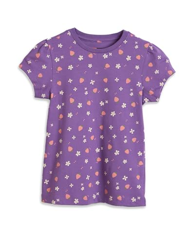 Image of Amazon Brand - Symbol Girls 100% Cotton Graphic Printed Half Sleeves Regular fit T-Shirt