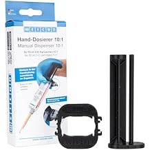 WEICON Manual Dispenser, application aid for WEICON Easy-Mix adhesives, precise & reliable, perfect for 2-component adhesives in 1-5 fl oz and 1.7 fl oz double cartridges
