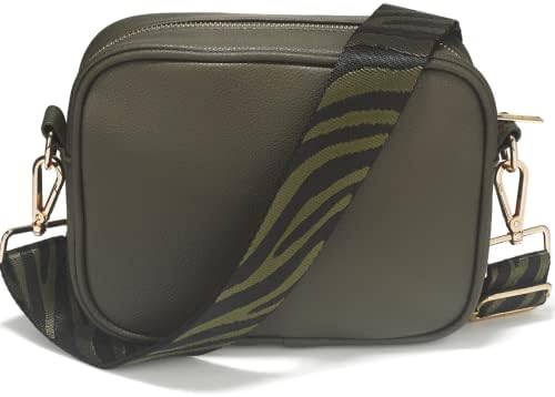 Lily England Cross Body Bag Women - Over the Shoulder Bag with Adjustable Wide Strap & Chain - Versatile Crossbody Bags for Women with Multiple Pockets