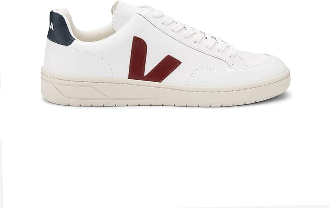 Veja V-12 Leather Sneakers Uomini Bianco/Blu/Rosso Sneakers Basse Shoes :  Amazon.it: Scarpe e borse