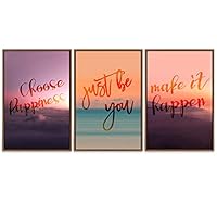 SIGNWIN Framed Canvas Wall Art Scenery Canvas Prints Home Artwork Decoration for Living Room,Bedroom - 16