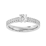 PERFECT GIFT IDEA: Treat yourself or someone you adore by gifting this timeless and elegant diamond ring on a special event or occasion. This fashion ring will make a delightful gift for her on any special occasion such as a birthday, wedding anniversary, Valentine’s Day, Mother’s Day, or International Women’s Day.