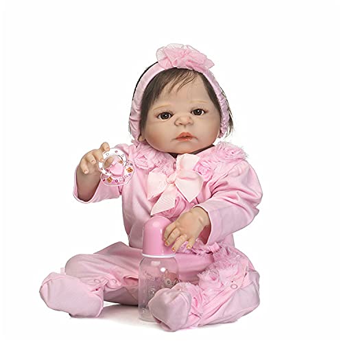 BEIAKE 57Cm 22-Zoll-Realistische Reborn-Baby-Puppe, Nettes Mädchen Reborn-Puppe Vinyl Weiches Silikon Lebensechtes…