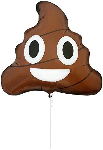 Emoji Poop 24 Inch Foil Balloon - 1 Pack
