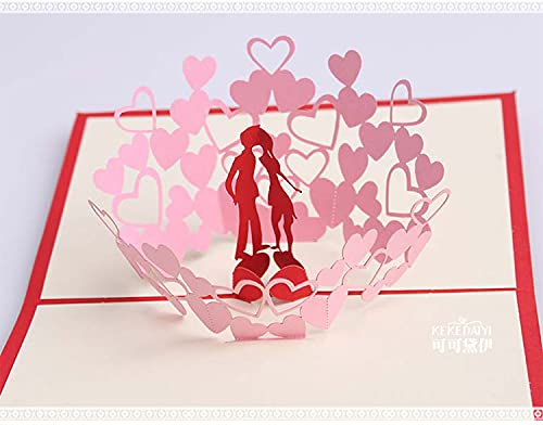 Cadeau Mariage KUNSTIFY Carte Pop-up 3D, Carte De Mariage, Cadeau