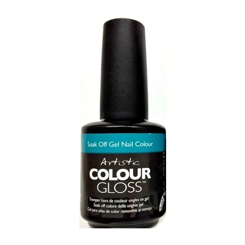 Artistic Nail Design Soak Off Colour Gloss Manicure Blue Teal Polish 3117 CHILL
