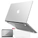 iBenzer Basic Soft-Touch Series Plastic Hard Case, Keyboard Cover, Screen Protector for Apple Macbook Air 11-inch 11" A1370/1465, Clear