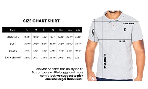 Camisa Polo Marine Classic (G, Vinho)