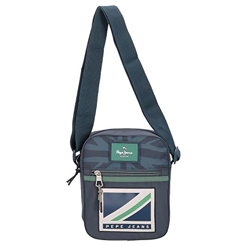 Miniatura 9 de Pepe Jeans Tom Bandolera Azul 17x21x7 Cms Poliéster