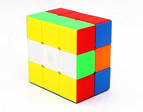CuberSpeed 3x3x2 Stickerless Cuboid Magic Cube - Tower Shaped 332 Style