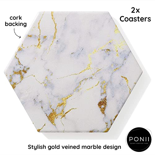 Before Patients After Patients Coffee Mug And Stemless Wine Glass Set With 2 Marble Ceramic Coasters - Unique Gift Idea, Dentist, Doctor, Physician, Nurse Or Graduation #TOP6