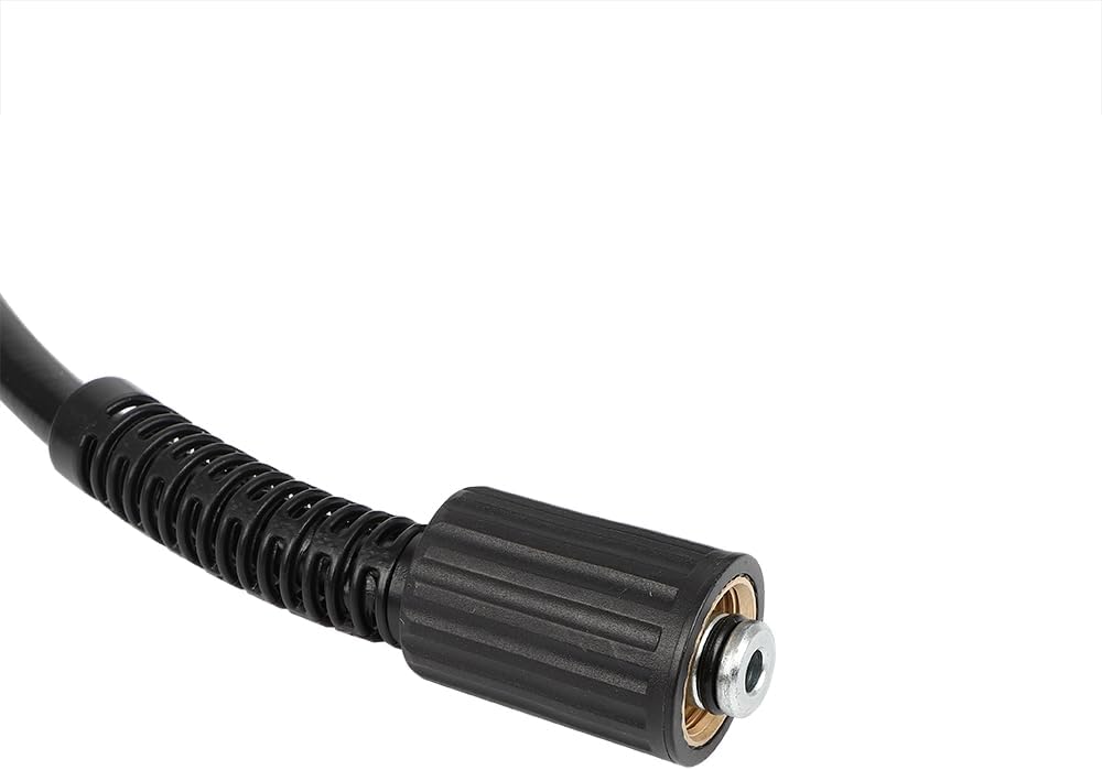 SCITOO 50ft Pressure Washer Hose 3200 PSI 1/4 Inch Kink Free M22 3/8"Quick Connect With Couplers Replacement Hybrid Flexible Outdoor Hose for Electric or Gas Power Washer