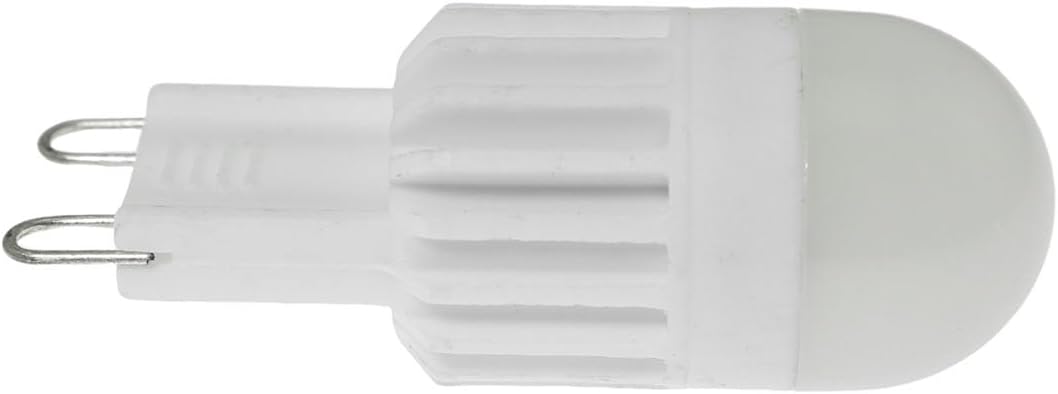 2PCS White G9 LED Light Bulbs 110V 3W Dimmable Ceramic High Power G9 Bulb Light for Home Lighting