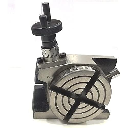 Premium Rotary Table 3" inch - 75mm Horizontal & Vertical Model- Milling Machine 4 slots