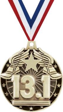 Half Marathon Medals - 2" and 1 Per Pack-Great for Marathon Awards, Running Awards, Races