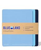 BLUELAND Cloud Cloth, 3-Pack, Reuseable Paper Towel Replacement, Natural Swedish Dish Kitchen Sponge