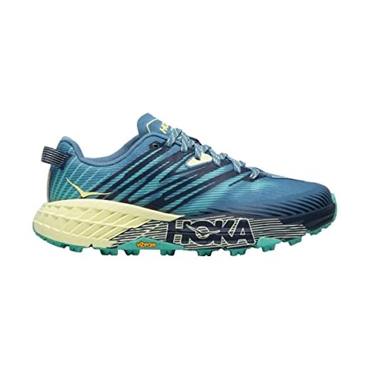 HOKA Speedgoat 4 löparskor dam, - Blå marin gul - 41 1/3 EU