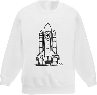 Azeeda 'Space Shuttle' Kid's Sweatshirt/Jumper (7-8 Years) (KW00032373)
