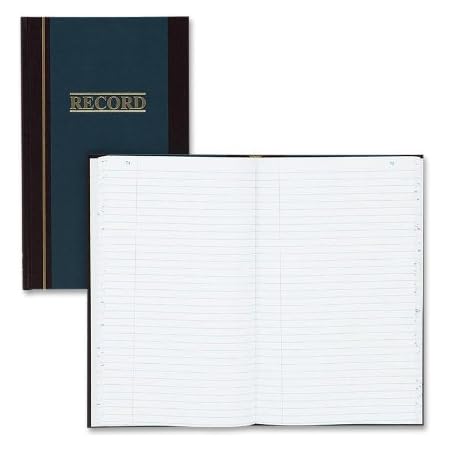 Amazon Com Wilson Jones Record Book 11 3 4 X 7 1 4 Ruled 500 Pages 35 Lines S300 Ws300 5ra Office Products