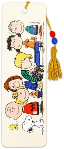 Peanuts Bookmark Set - Bundle with Bookmark with Tassle Featuring Snoopy, Charlie Brown, More Plus Stickers | Peanuts School Supplies for Boys Girls Kids image 5