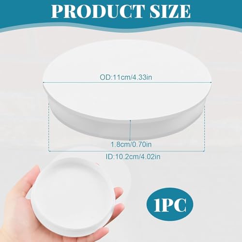2pcs Lüftungsrohr Abdeckung für Muffenstopfen DN 100-110mm, Lüftungsrohr Rohr Rohrabdeckung, PVC Abdeckkappe Abwasserrohr Deckel Endkapp, Rohrstopfen Rohrverschlussstopfen für Drainagerohre