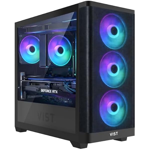 PC VIST ARGB Ryzen 5 8400F 36GB DDR5 RTX 3050 SSD 1TB nVme WIFI W11