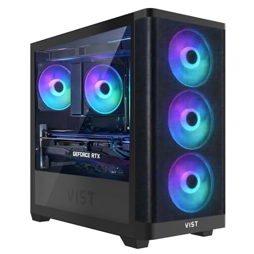 VIST Gaming PC Ryzen 7 5700X RTX 4060 32GB SSD 1TB WiFi W11