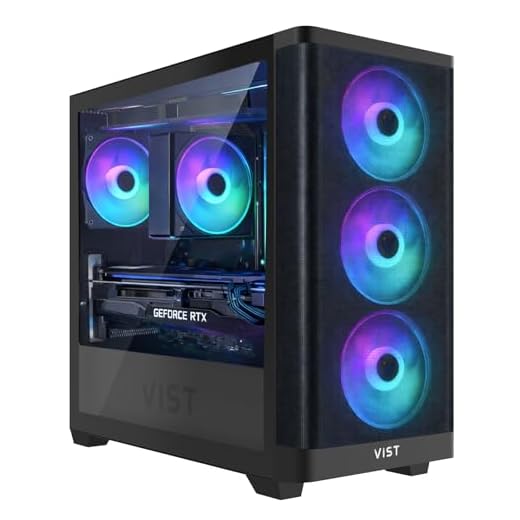 VIST PC Gaming Ryzen 7 5700X - RAM 32GB - RTX 5060 - SSD 1TB M.2 - WIFI - W11