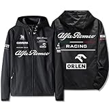 アルファロメオ レーシング チーム F1 レーシング スーツ ジャケット ジャケット メンズ 作業服 トップ ジャケット F1コートジャケット
