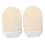 Ciieeo 2個 ボディ用シャワー手袋 高耐久ピーリンググローブで ケア 毛の汚れ 泡立ち良好 時短全身洗浄用バスグローブ