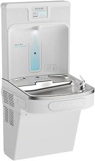 ELKAY LZS8WSAP-PF Enhanced Filtered Bottle Filling Station & Single ADA Cooler Refrigerated Arctic White PFOA/PFOS Reduction Drop Down Wrapper