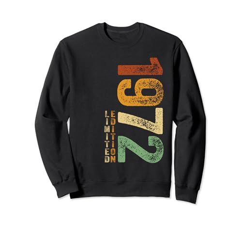 Regalos de cumpleaños retro Edición limitada Sudadera