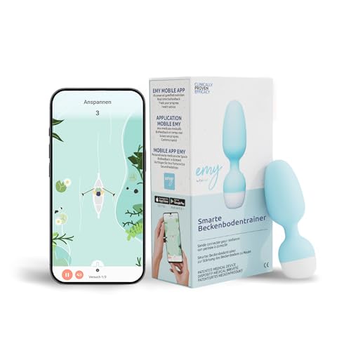 Fizimed EMY Beckenbodentrainer für Frau – Auf Rezept erhältlich | Kegel-Übungsgerät mit App | Stärkt die Beckenbodenmuskulatur | Gegen Blasenschwäche & Inkontinenz | Medizinprodukt Fizimed EMY Beckenbodentrainer für Frau – Auf Rezept erhältlich | Kegel-Übungsgerät mit App | Stärkt die Beckenbodenmuskulatur | Gegen Blasenschwäche & Inkontinenz | Medizinprodukt