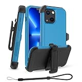 Unitedtime for iPhone 13 Magnetic Case with Belt-Clip Holster Compatible with MagSafe, Rugged Shockp
