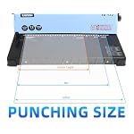 Rayson TD-132 Wire Binding Machine, 32-Hole Spiral Coil Binder, 3:1 Pitch, Punches 12 Sheets, Binds up to 120 Sheets, Sturdy Metal Construction - Image 2