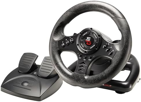Subsonic Racing SV450 Gaming Steering Wheel Switch 2, PS4, Xbox & PC – 180°