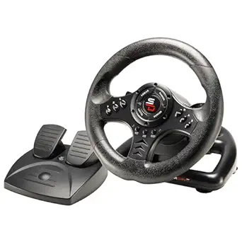 Subsonic Superdrive - SV450 Racing steering wheel with pedal and paddle shifters for Xbox Serie X/S, Switch, PS4, Xbox One, PC (programmable for all games)