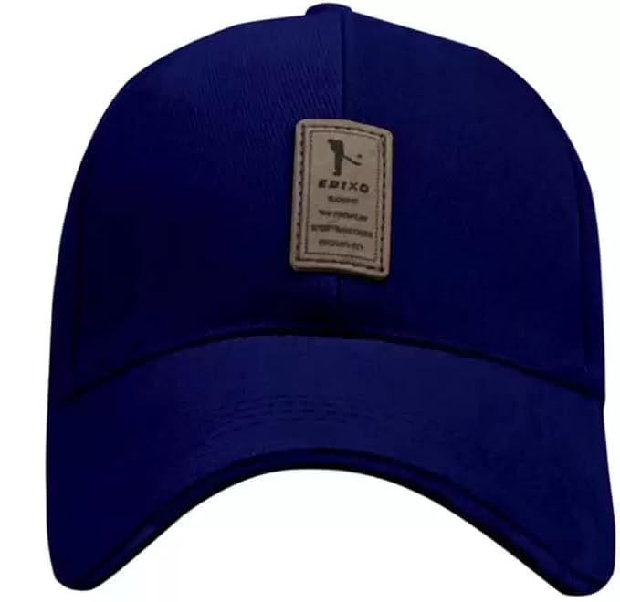 ADNOCK Acrylic A Soft Adjustable Unisex Cap Quick Drying Sun Hat Protection for Summers Outdoor Activites Sports Baseball Pack of 1 Navy Blue 1