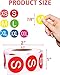 3500 Pieces Clothing Size Stickers 7/8