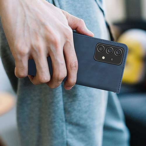 FYY Capa para Samsung Galaxy A52 4G/5G, carteira de couro sintético de alta qualidade, capa protetor