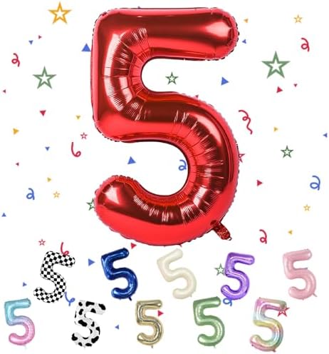 Number 5 Balloon, Cream Number Balloon, 40" Beige Balloons Number, 5th Birthday Balloon, Number 5 Nude Neutral Digital Balloons for 5th Birthday Decorations Baby Shower Boho Theme Party Supplies