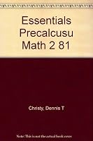 Essentials of Precalculus Mathematics 0060413085 Book Cover